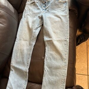 Levi's Classic Light Blue Straight Jeans